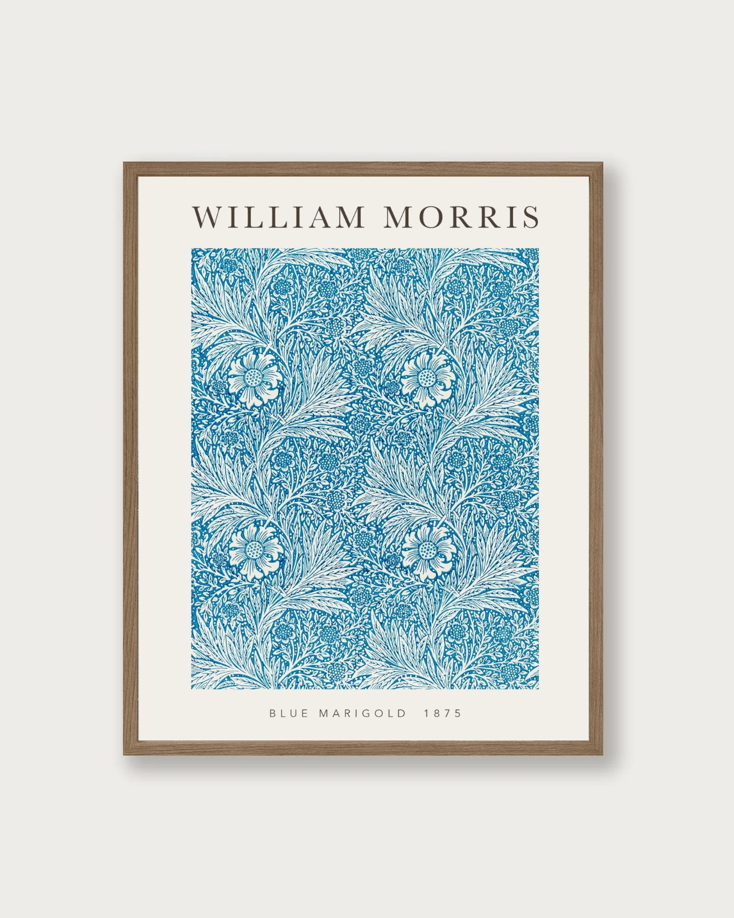 "Blue Marigold" Art Print