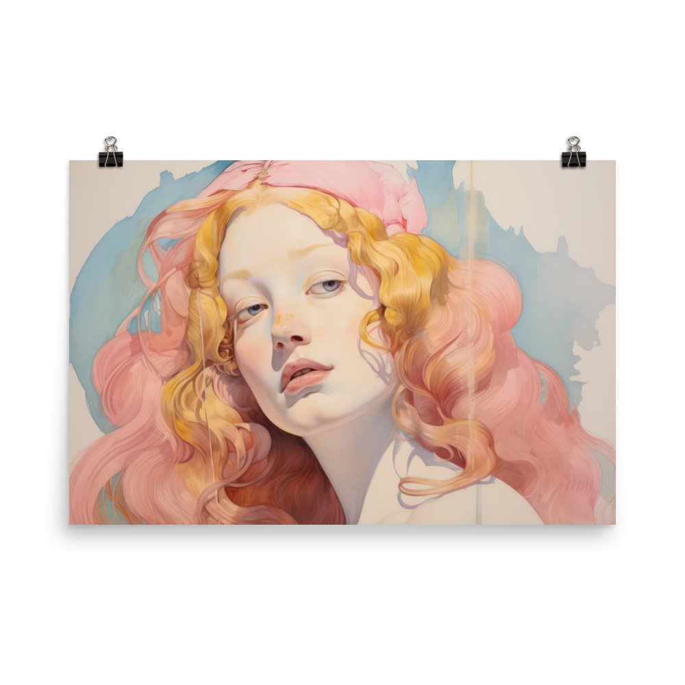 A Soft Dreamer Art Print - Lidia's