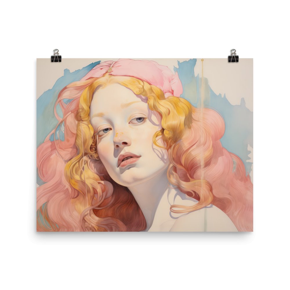 A Soft Dreamer Art Print - Lidia's