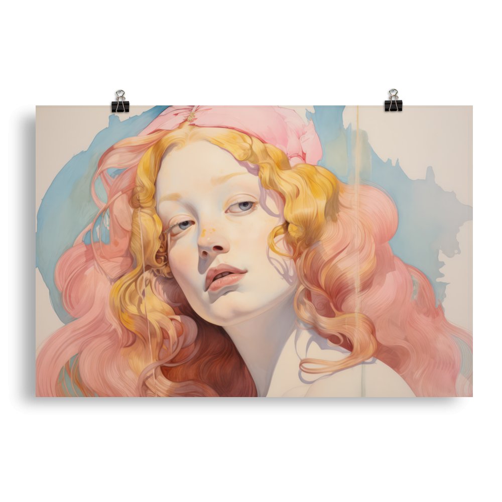 A Soft Dreamer Art Print - Lidia's