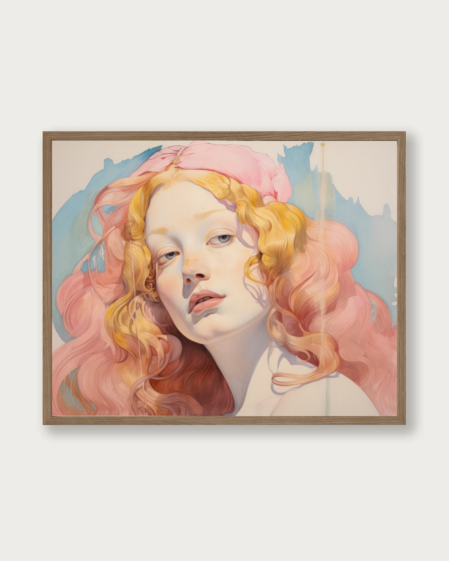 A Soft Dreamer Art Print - Lidia's