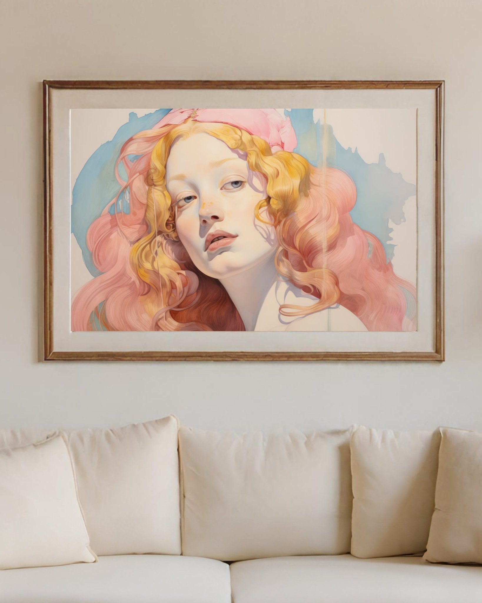 A Soft Dreamer Art Print - Lidia's