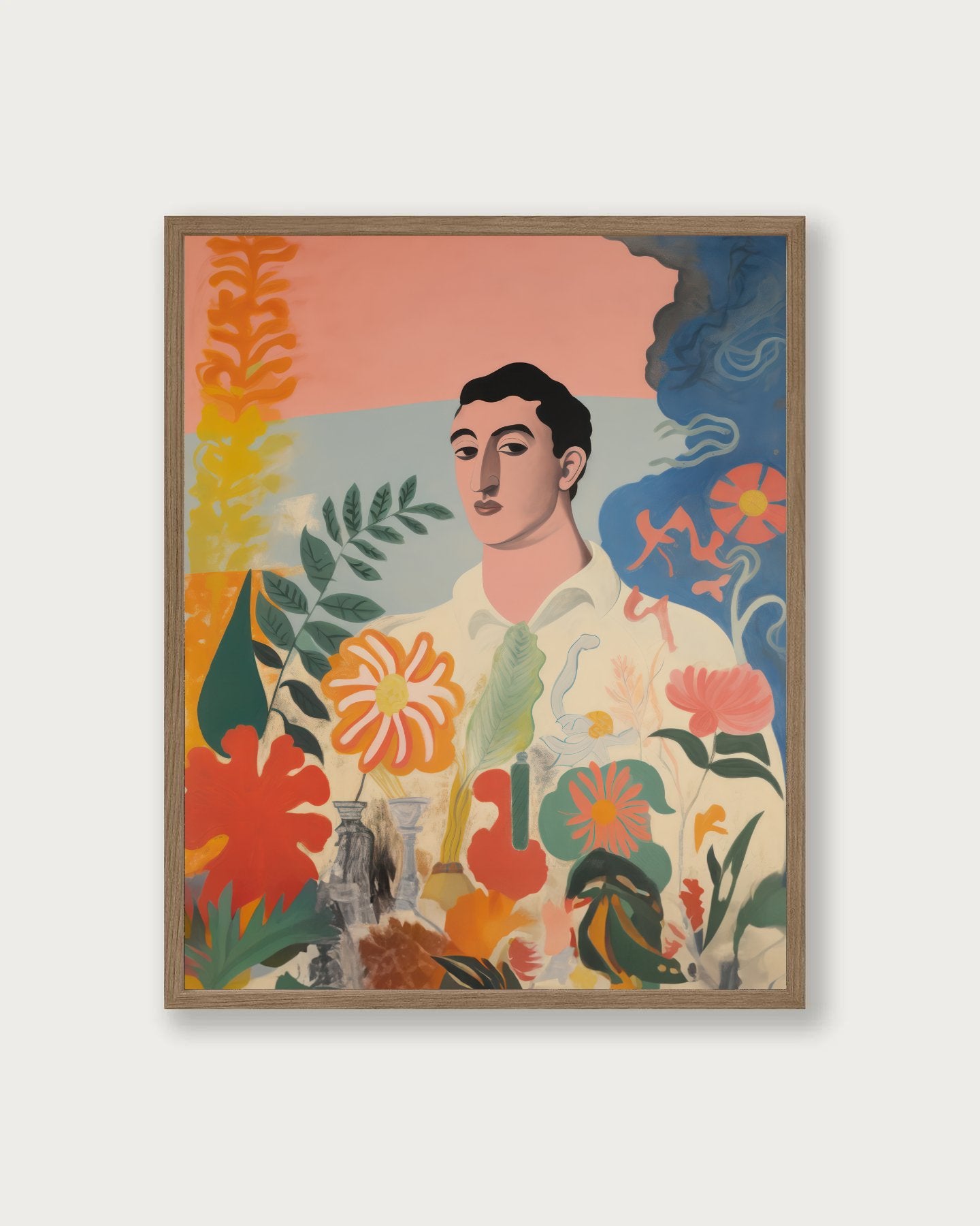 "Amongst the Flowers" Art Print - Lidia's