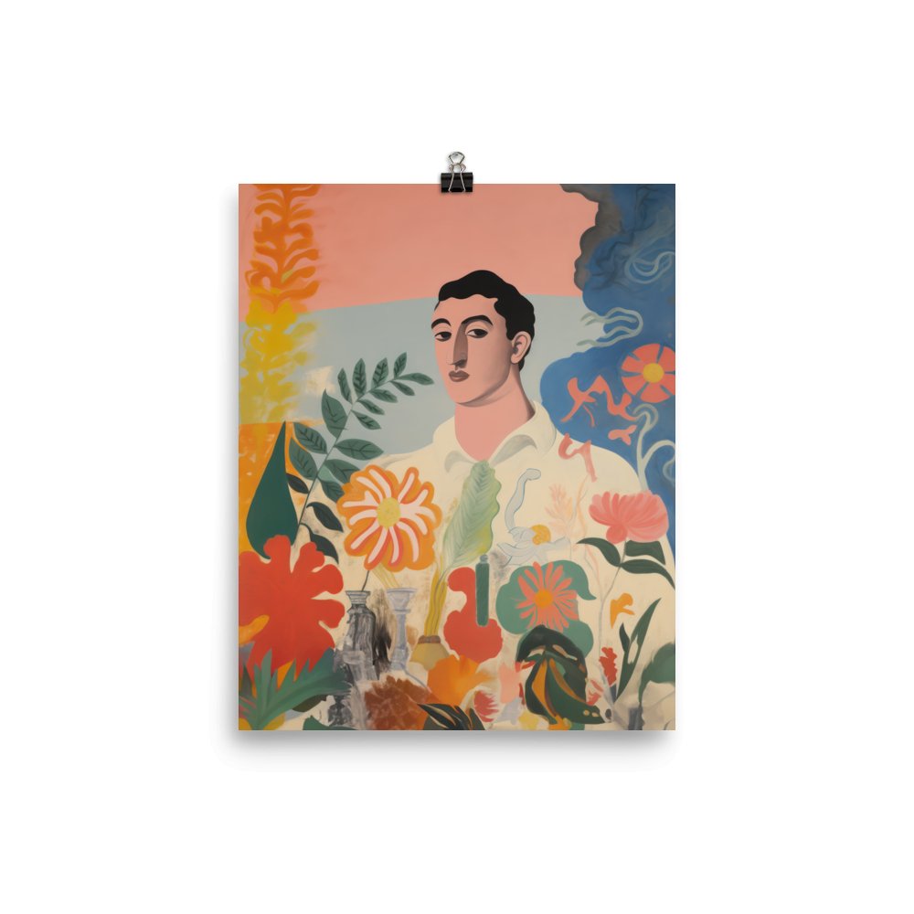 "Amongst the Flowers" Art Print - Lidia's