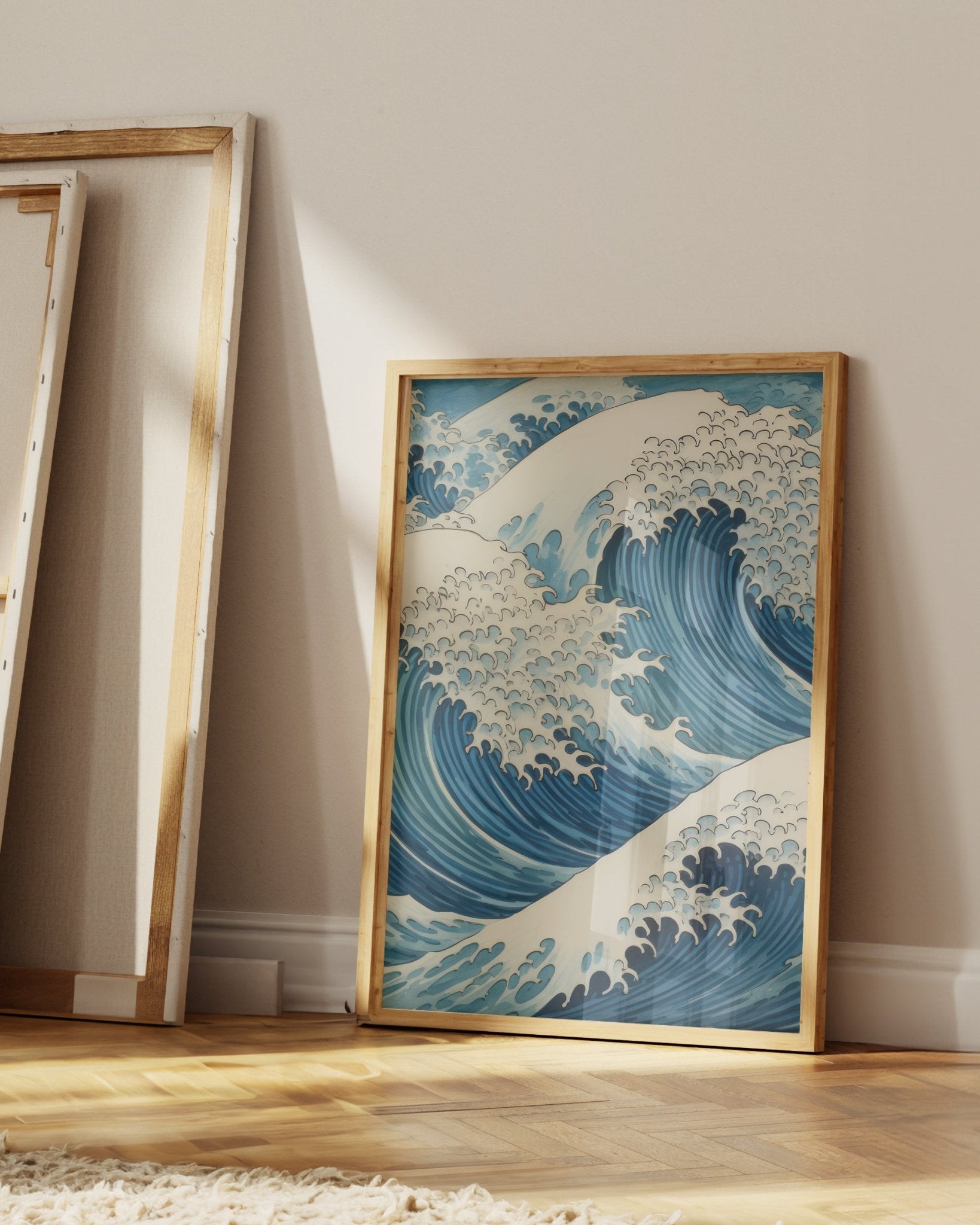 "Blue Waves" Art Print - Lidia's