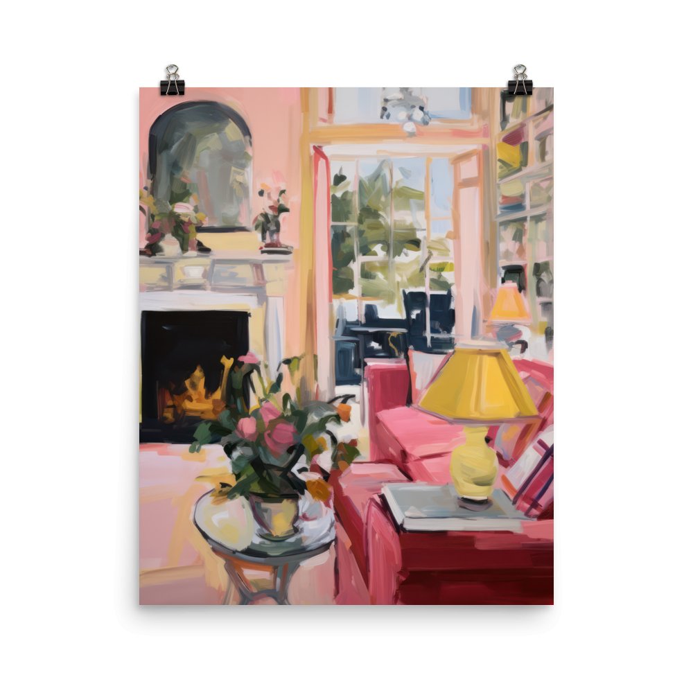 "Cozy Afternoon" Art Print - Lidia's