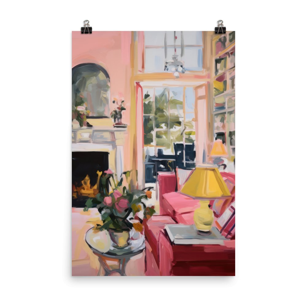 "Cozy Afternoon" Art Print - Lidia's