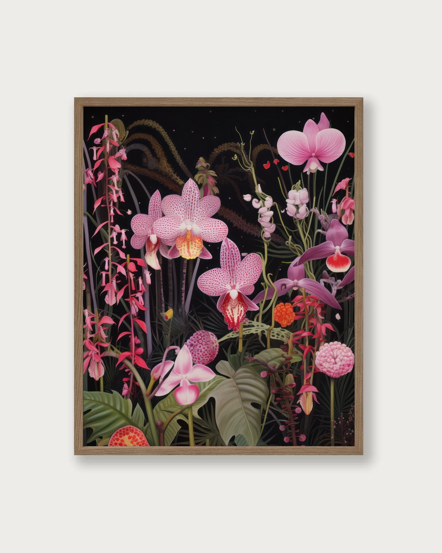 "Eden of Orchids" Art Print - Lidia's