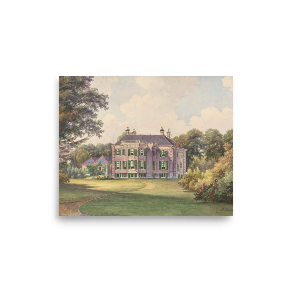 "Groenendaal Castle" Art Print - Lidia's