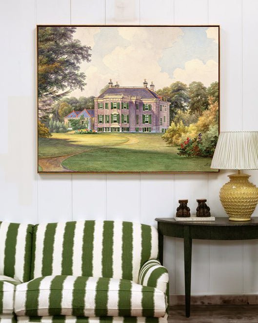 "Groenendaal Castle" Art Print - Lidia's