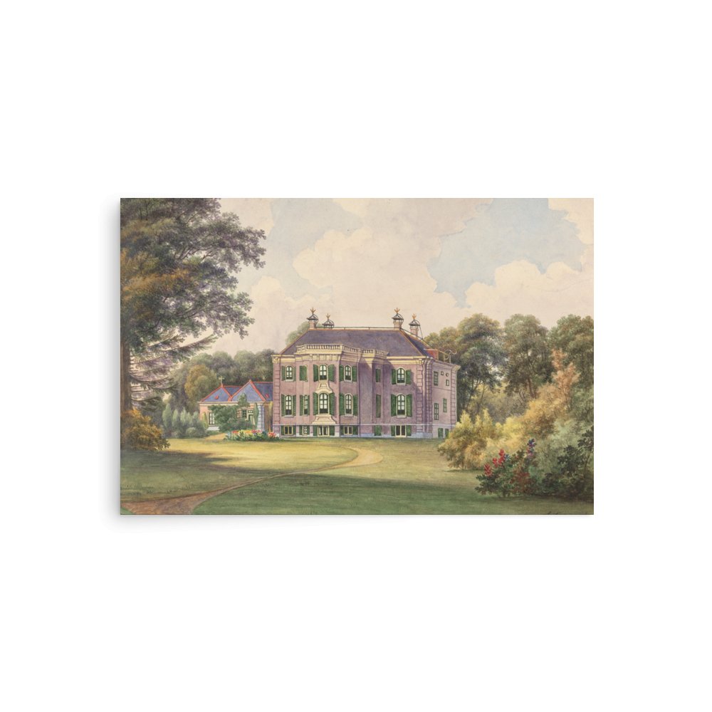 "Groenendaal Castle" Art Print - Lidia's