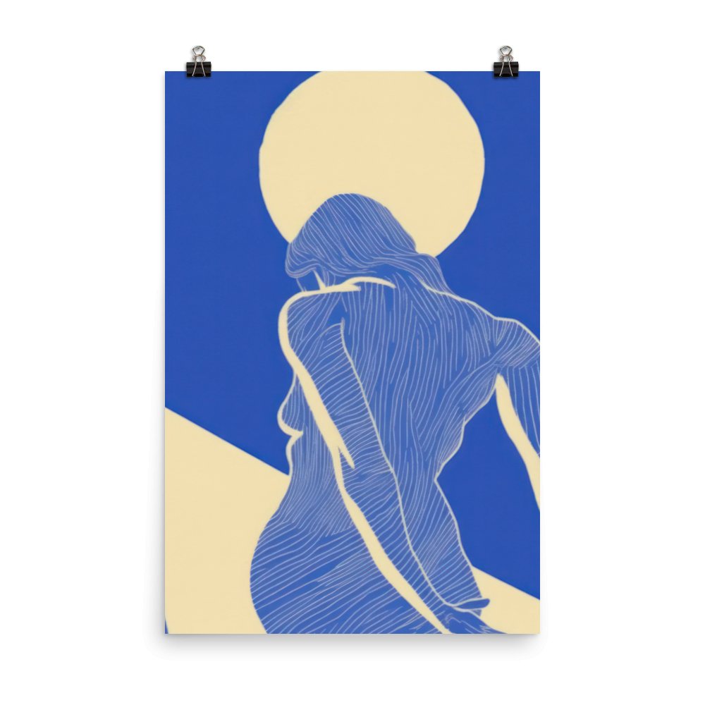 "Her & The Moon" Art Print - Lidia's