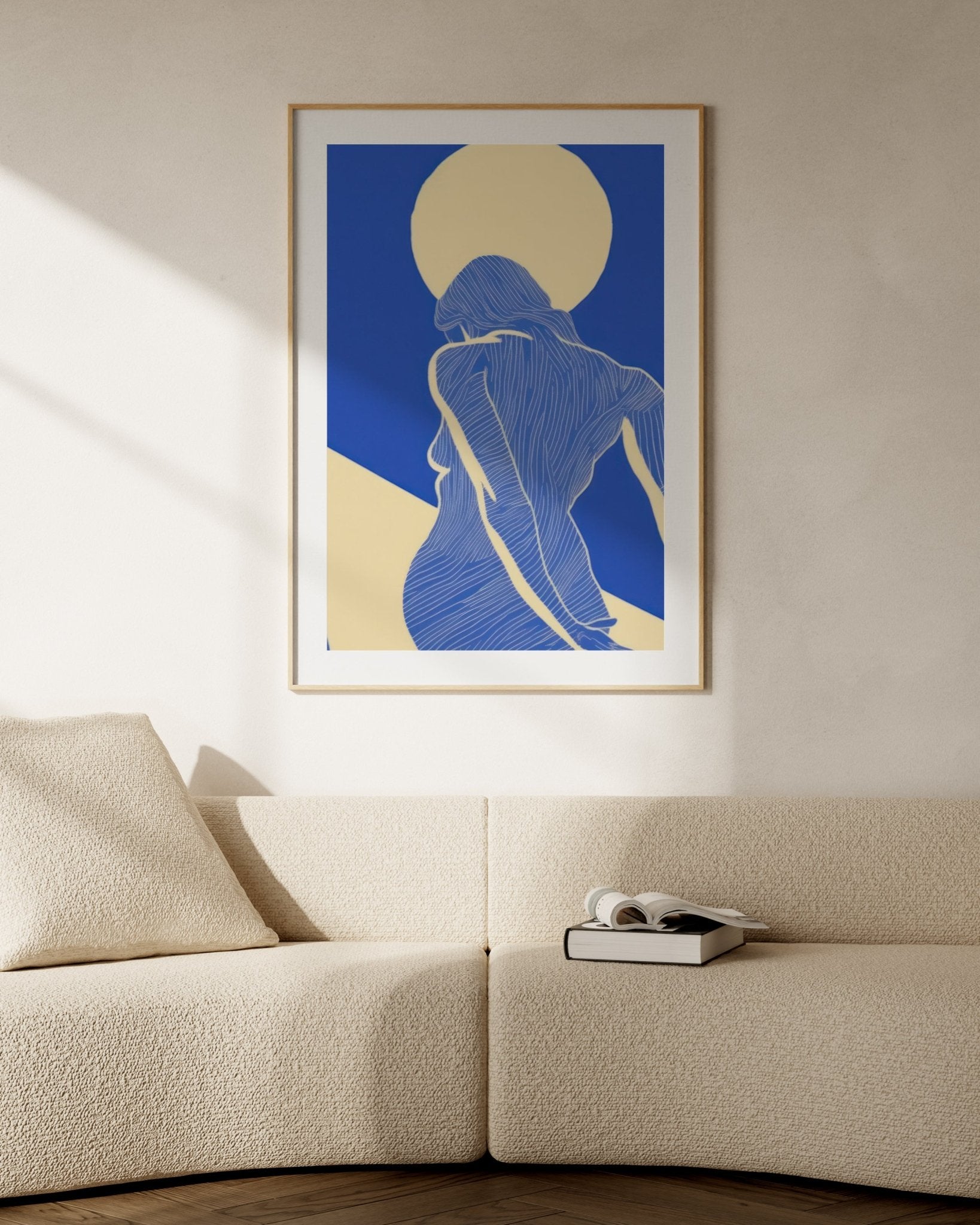 "Her & The Moon" Art Print - Lidia's