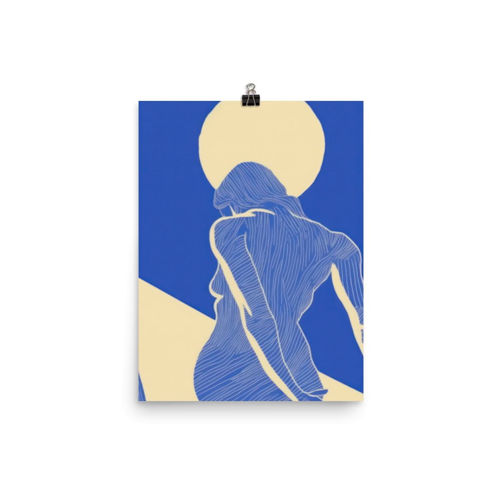"Her & The Moon" Art Print - Lidia's