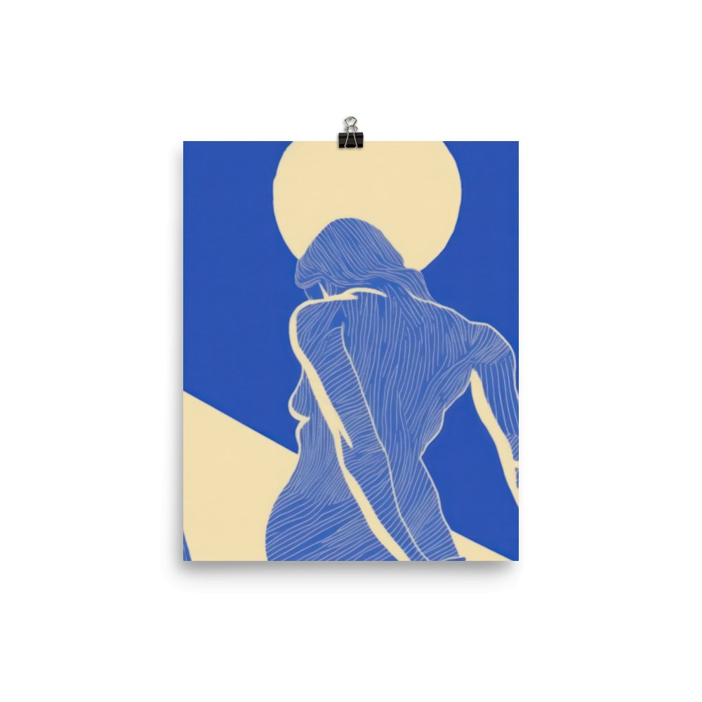 "Her & The Moon" Art Print - Lidia's