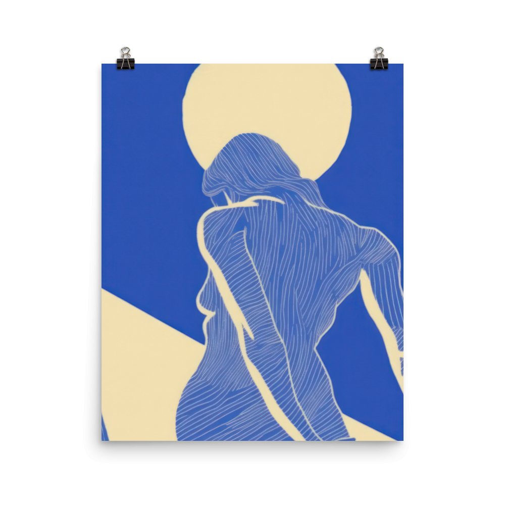 "Her & The Moon" Art Print - Lidia's