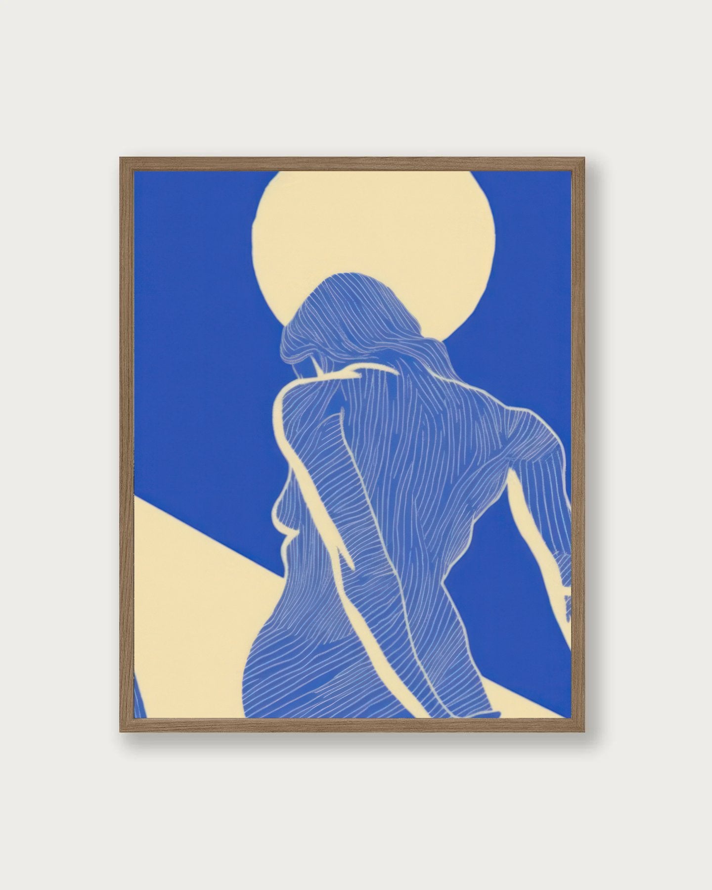 "Her & The Moon" Art Print - Lidia's