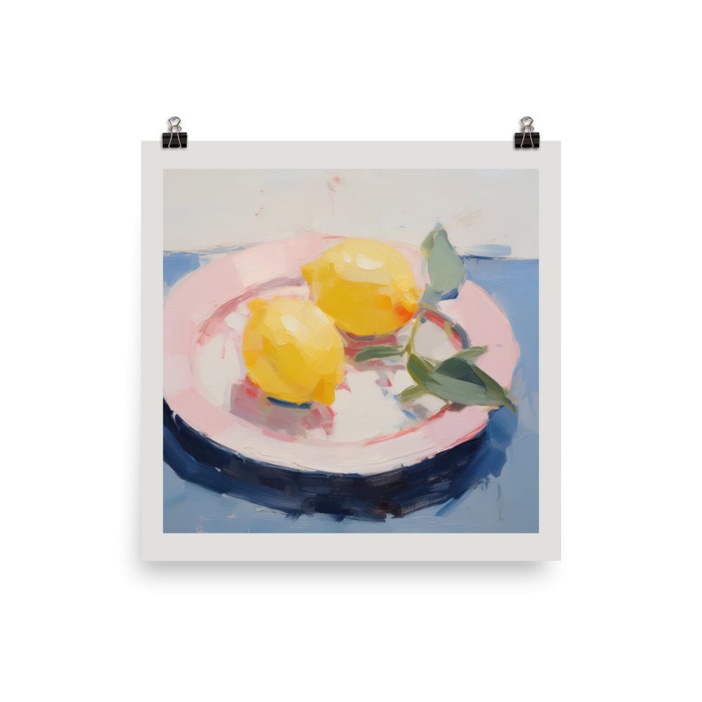 "Lemon Bowl" Art Print - Lidia's