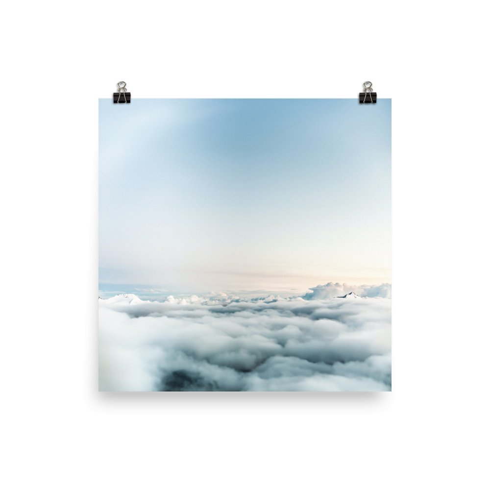 "Mountain Clouds" Art Print - Lidia's