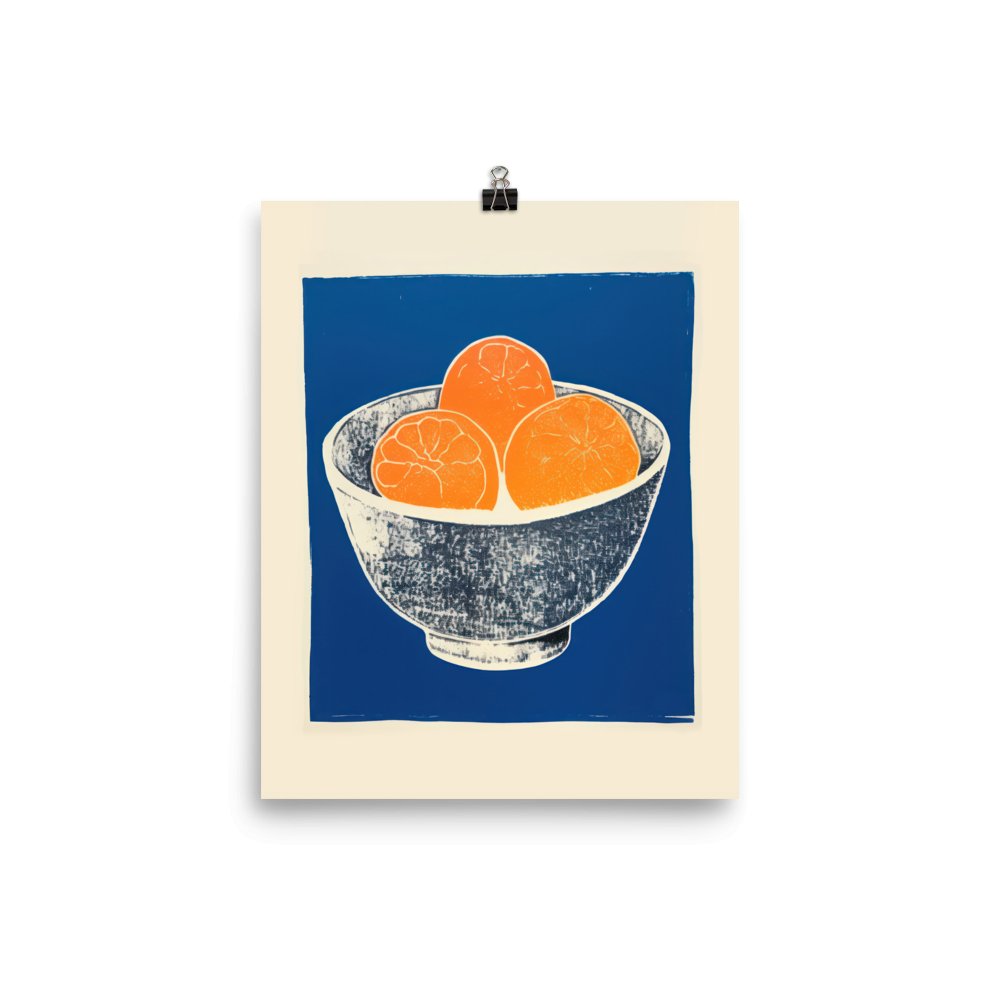 "Orange Bowl" Art Print - Lidia's