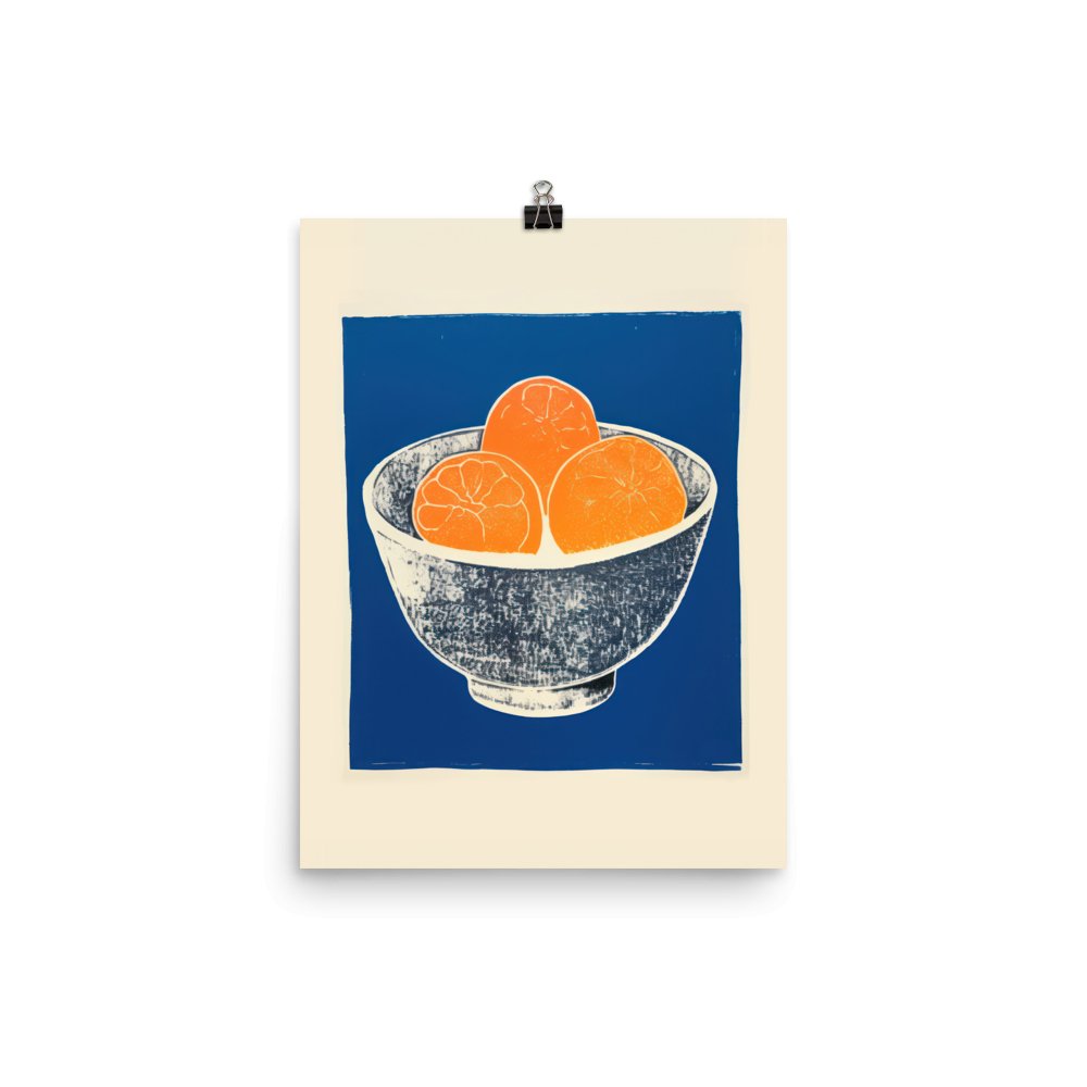 "Orange Bowl" Art Print - Lidia's