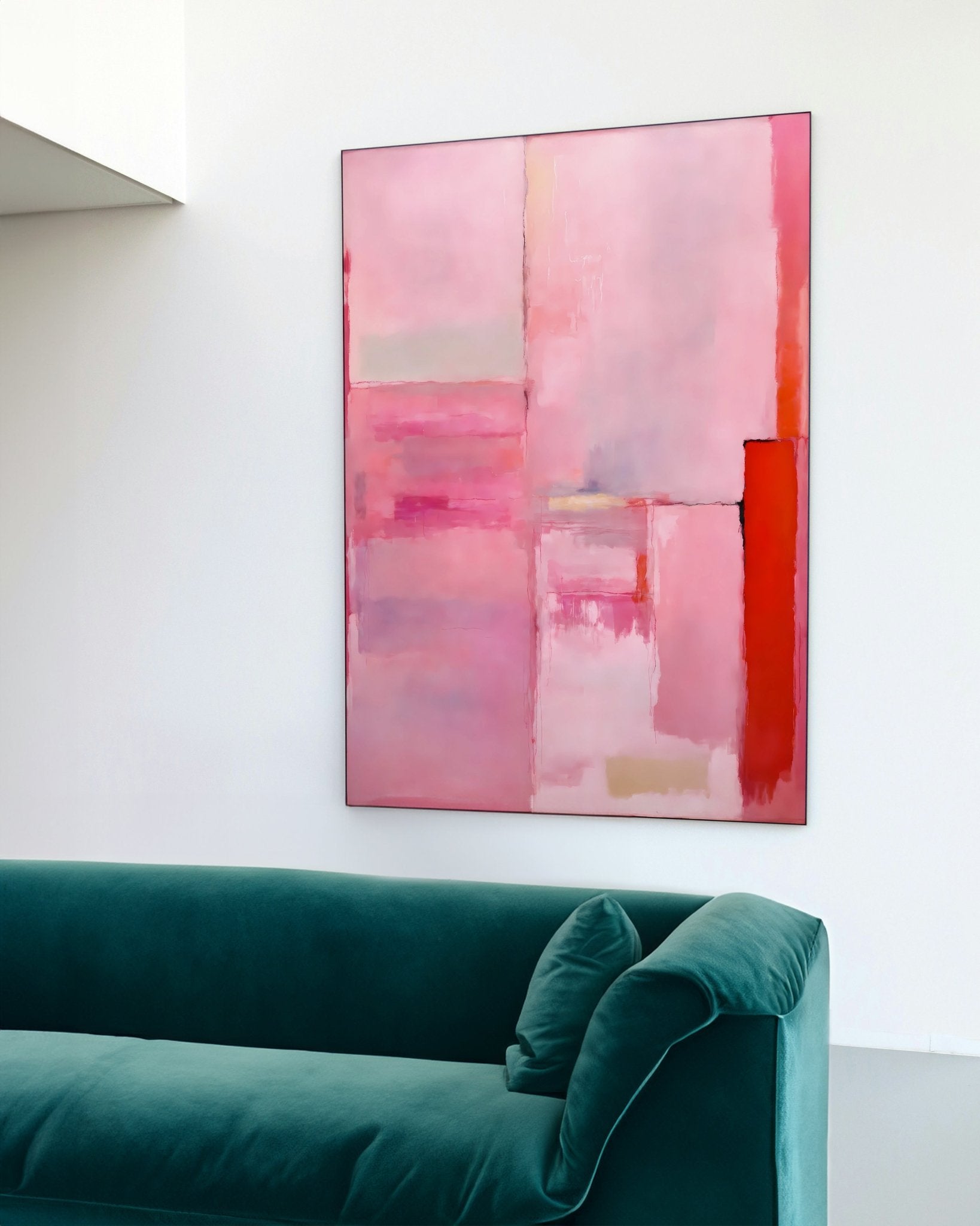 "Rothko Pink" Art Print - Lidia's