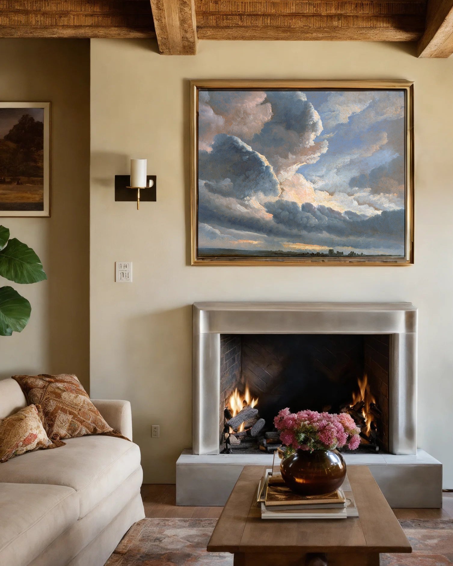 "Sunset near Rome" Art Print - Lidia's