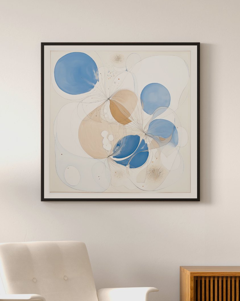 "Twisted Spheres" Art Print - Lidia's