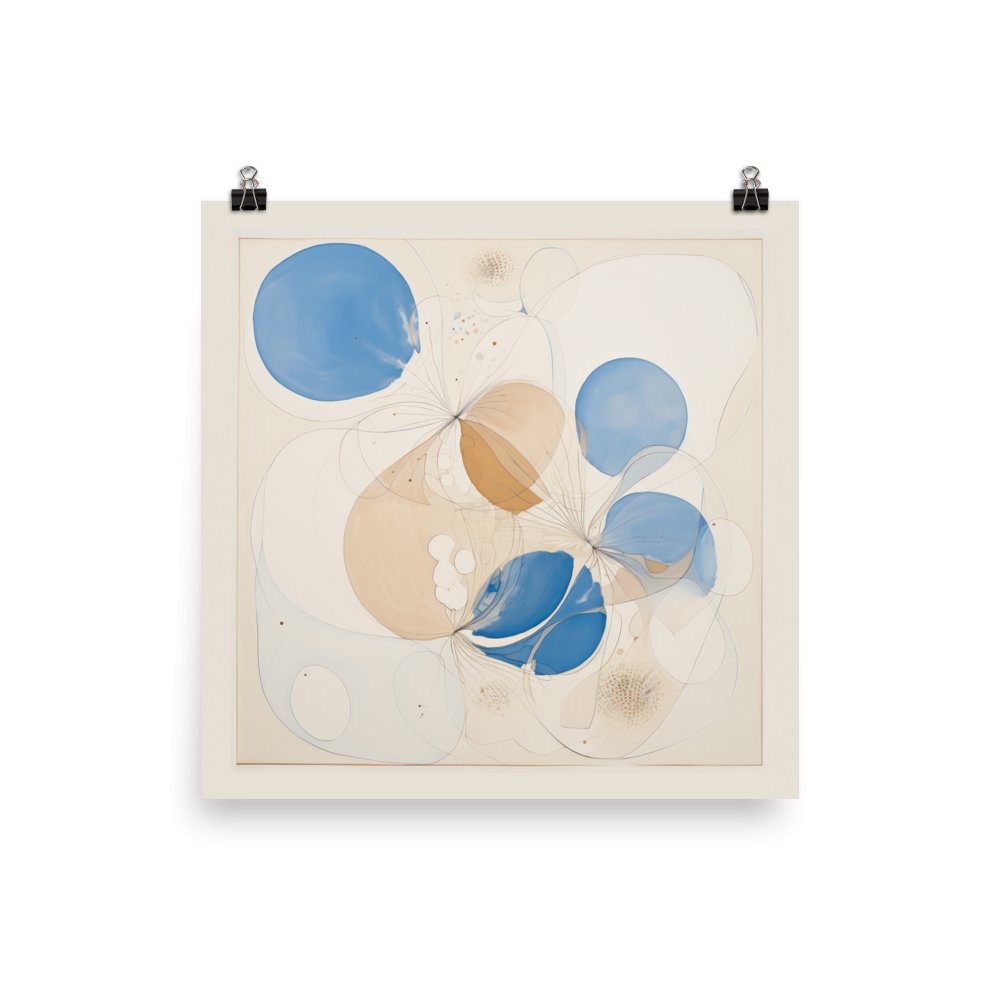 "Twisted Spheres" Art Print - Lidia's