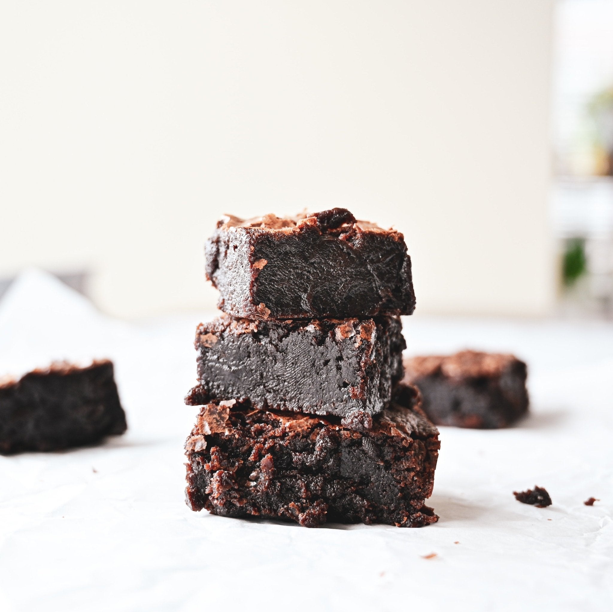 Rich Dark Chocolate Brownies - Lidia's