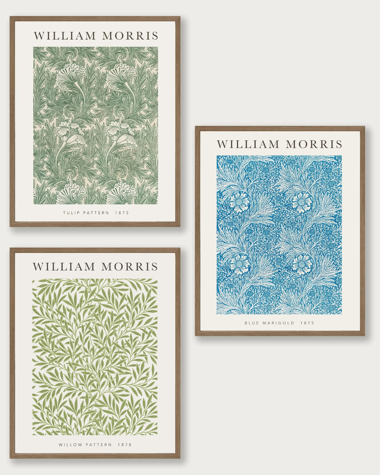 William Morris Set of 3 Prints