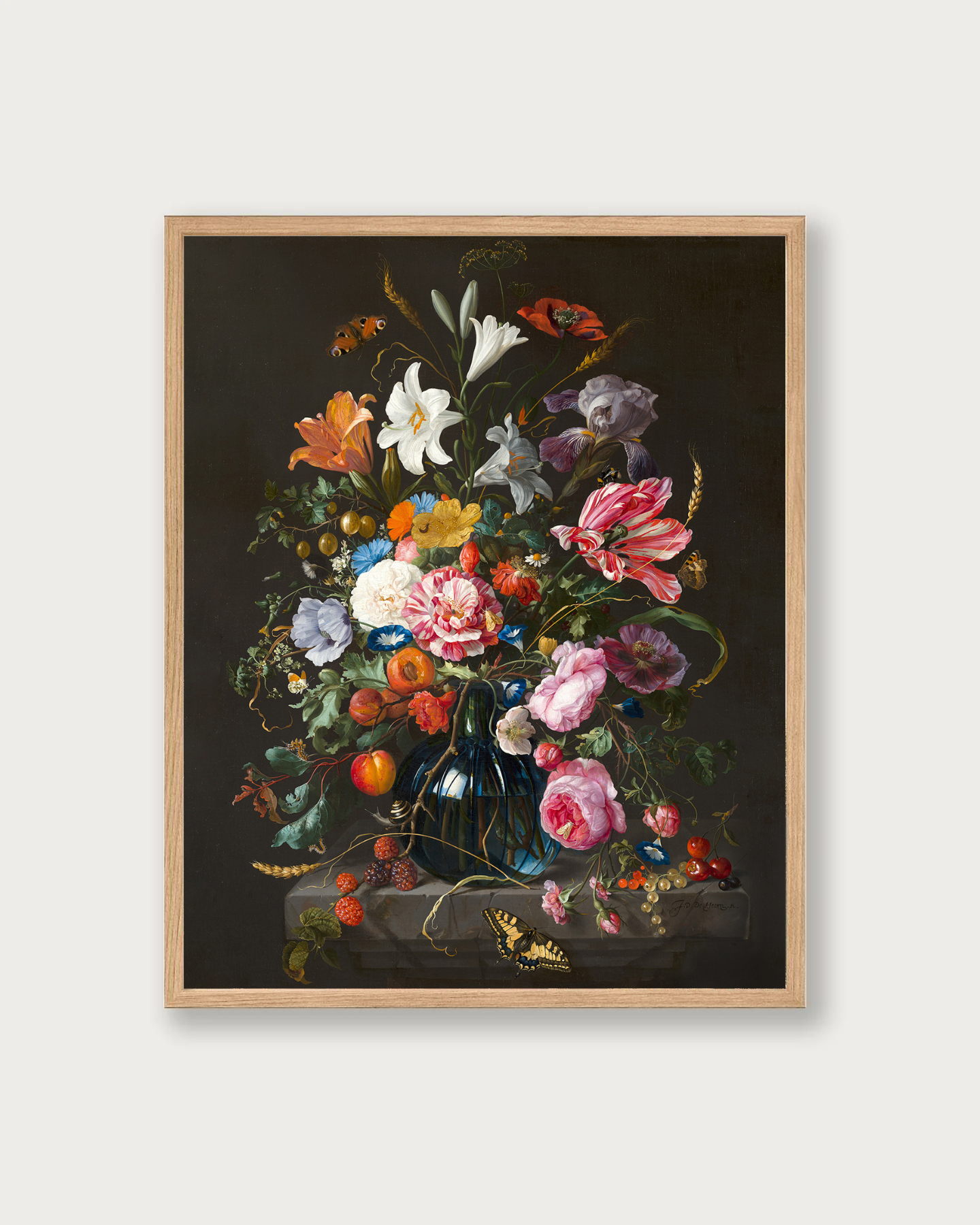 "Vase of Flowers" Art Print