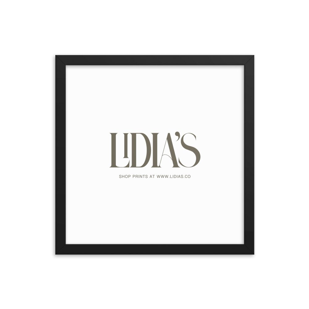 Black Wood Picture Frame - Lidia's