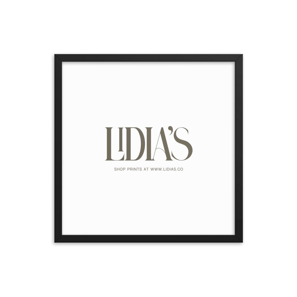 Black Wood Picture Frame - Lidia's