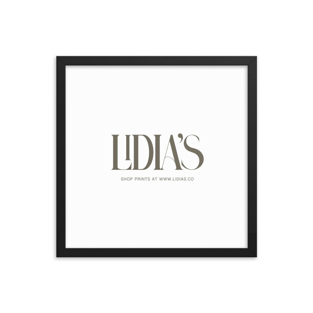 Black Wood Picture Frame - Lidia's