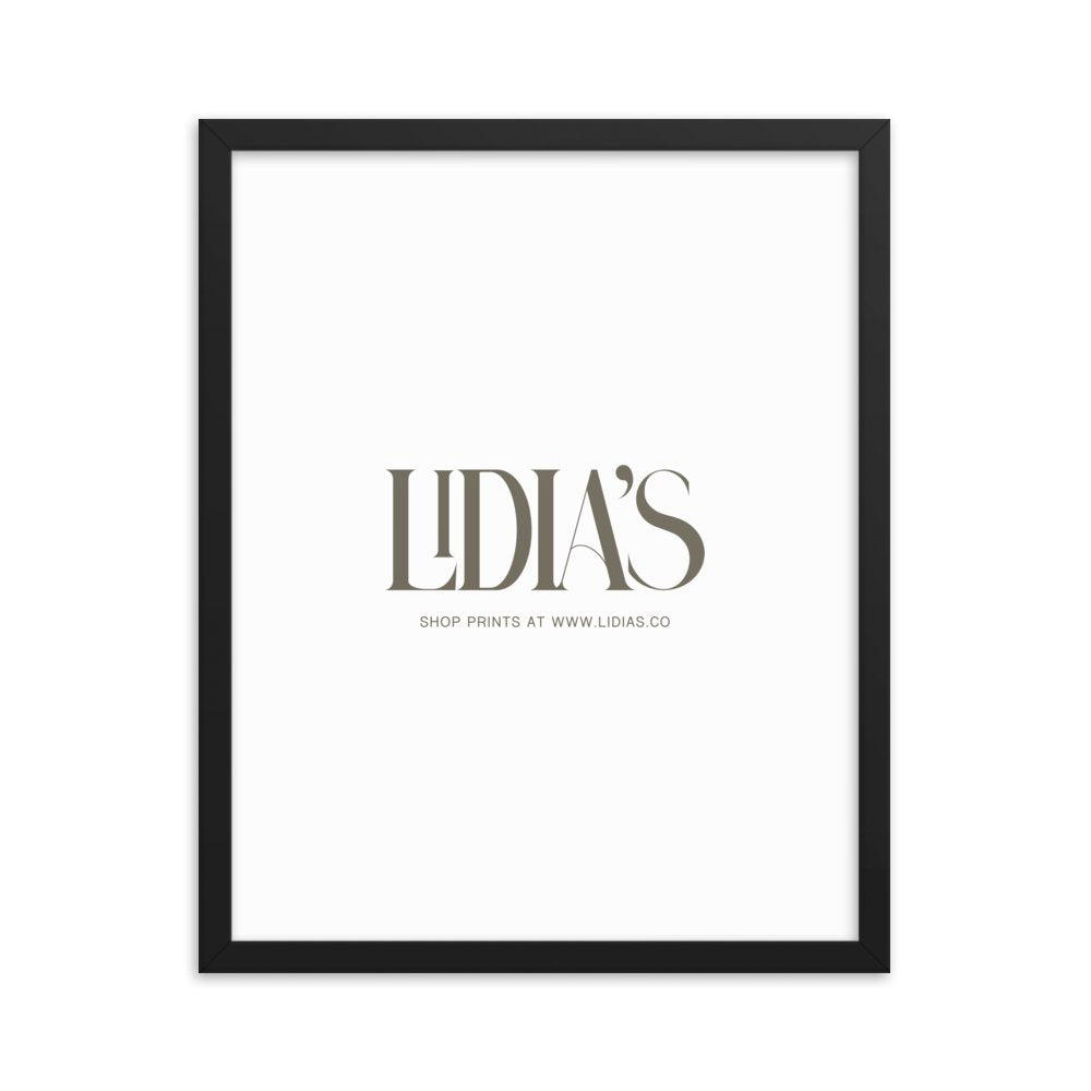 Black Wood Picture Frame - Lidia's