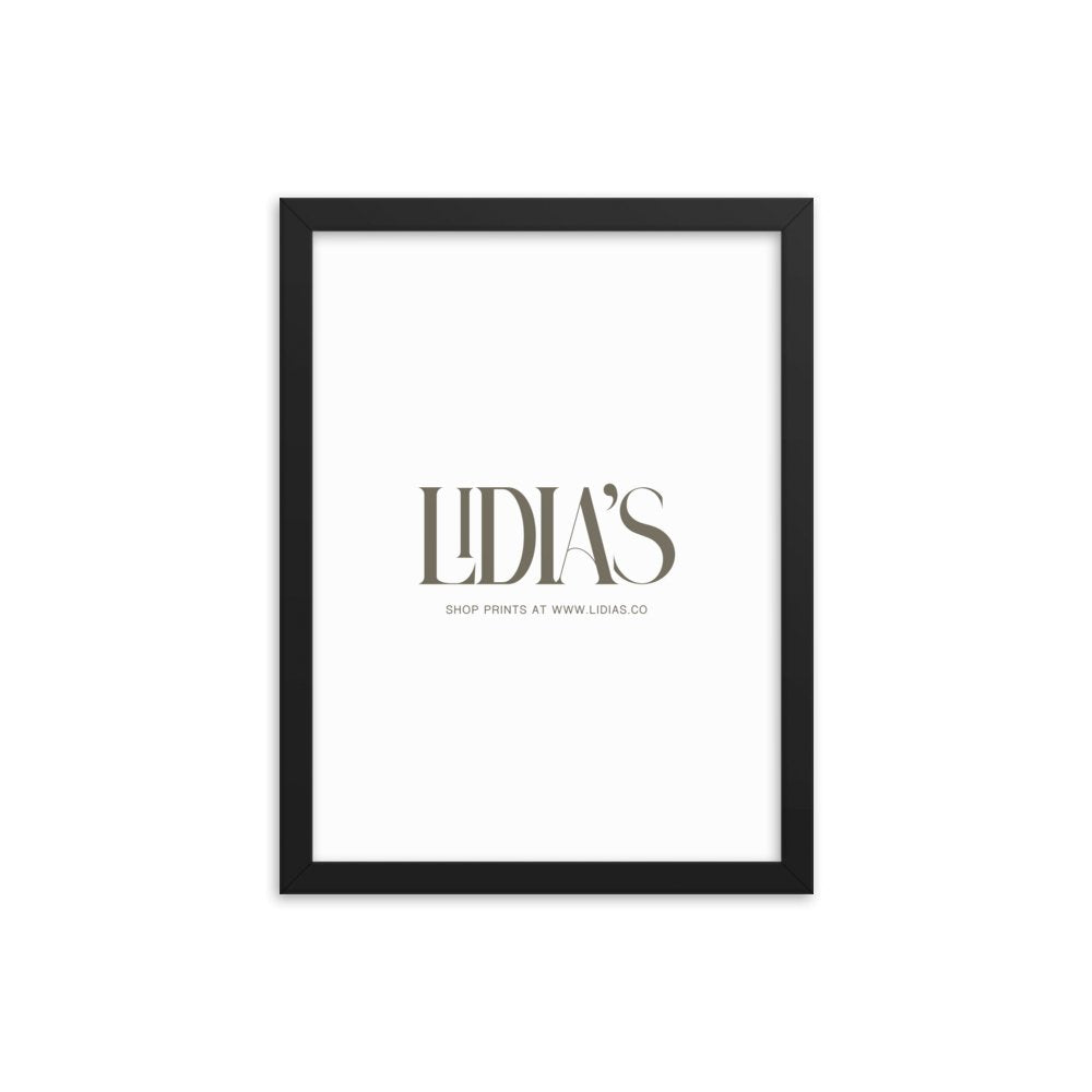 Black Wood Picture Frame - Lidia's