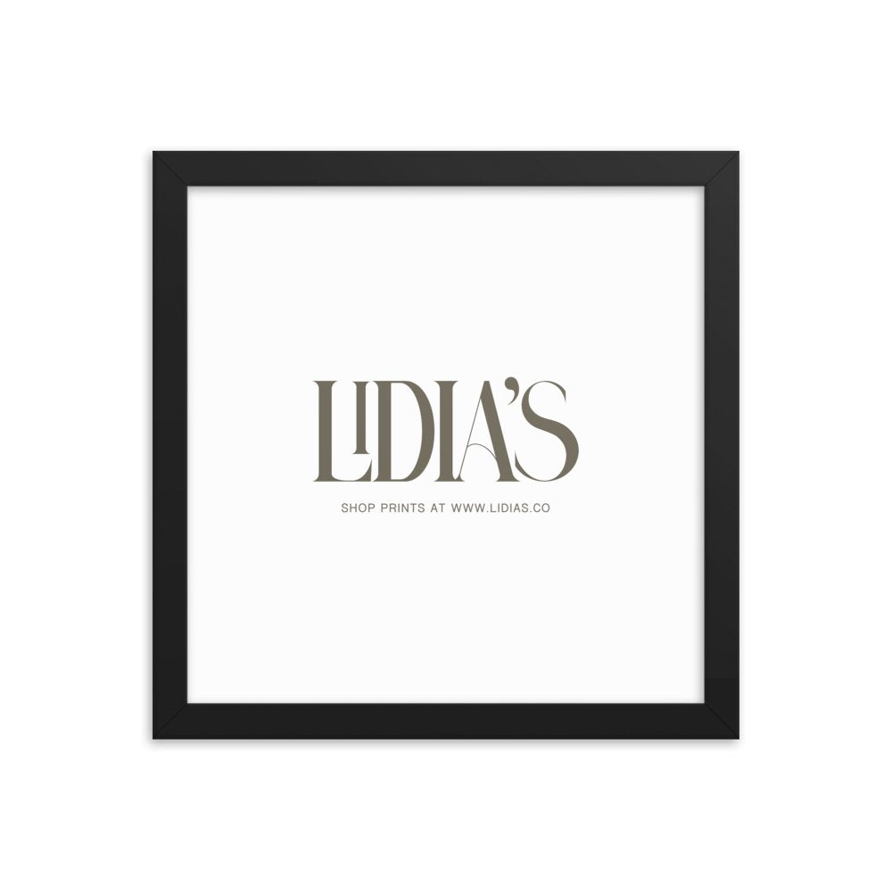 Black Wood Picture Frame - Lidia's