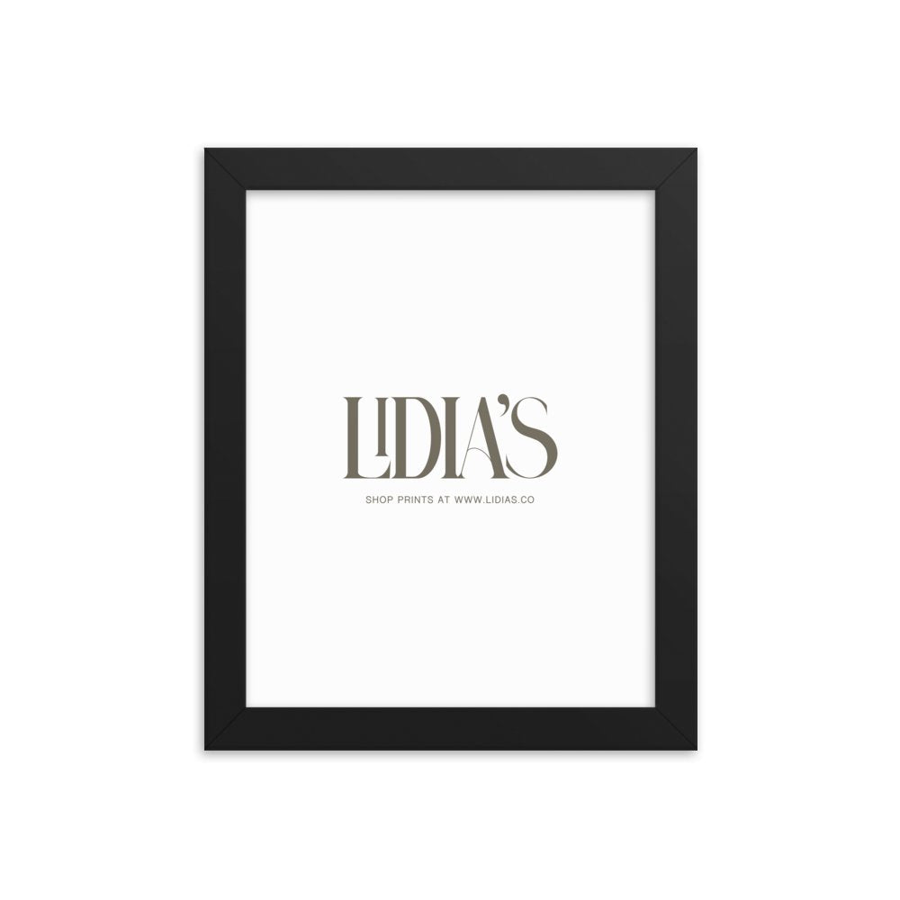 Black Wood Picture Frame - Lidia's