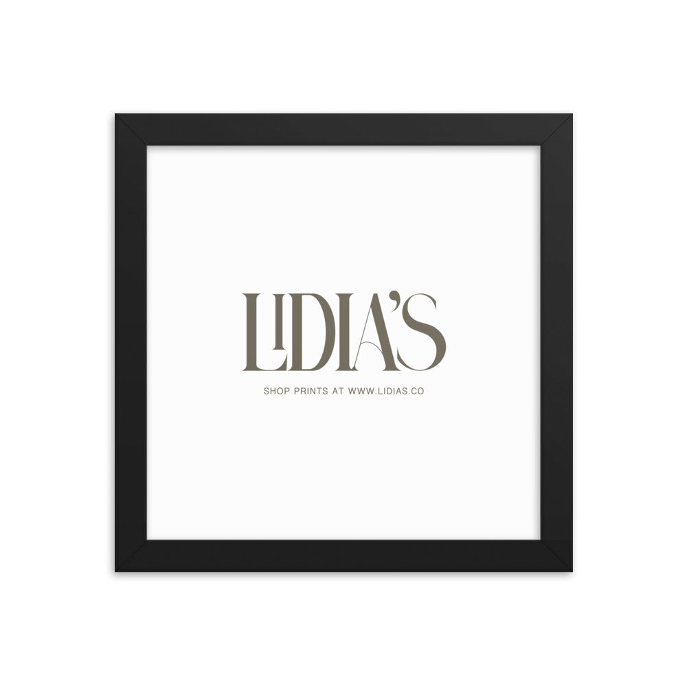 Black Wood Picture Frame - Lidia's