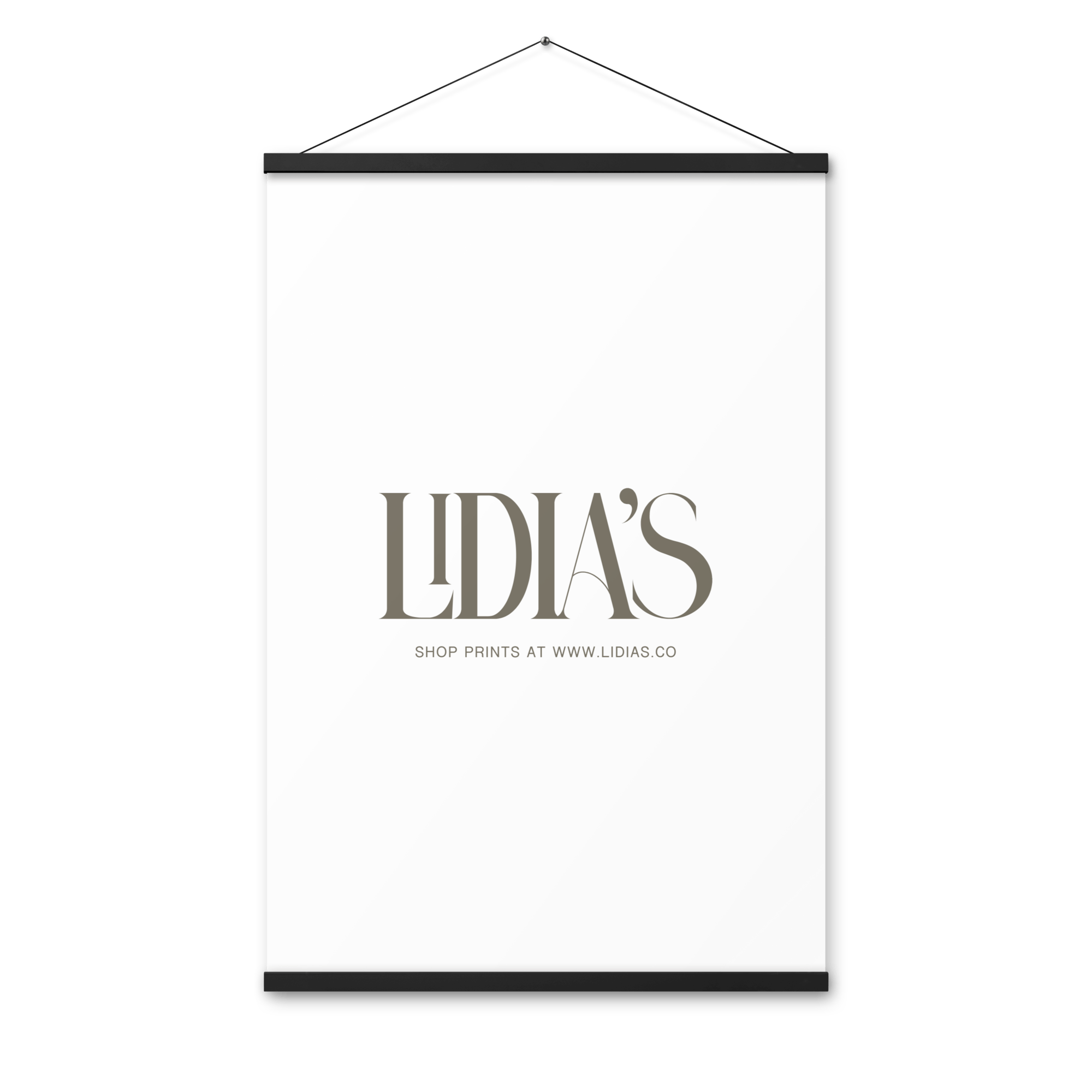 Black Wood Print & Poster Hanger - Lidia's