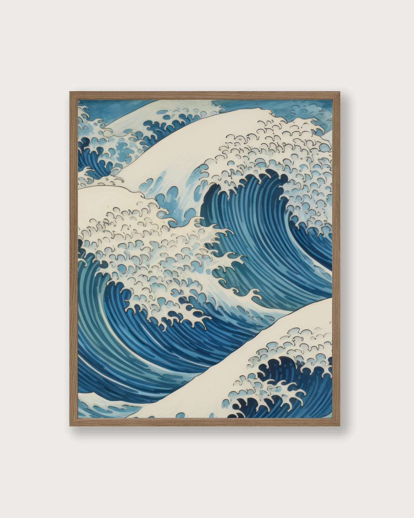 "Blue Waves" Art Print - Lidia's