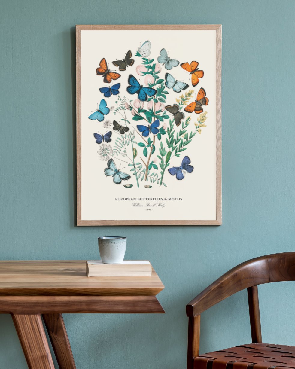 "Butterflies & Moths" Art Print - Lidia's
