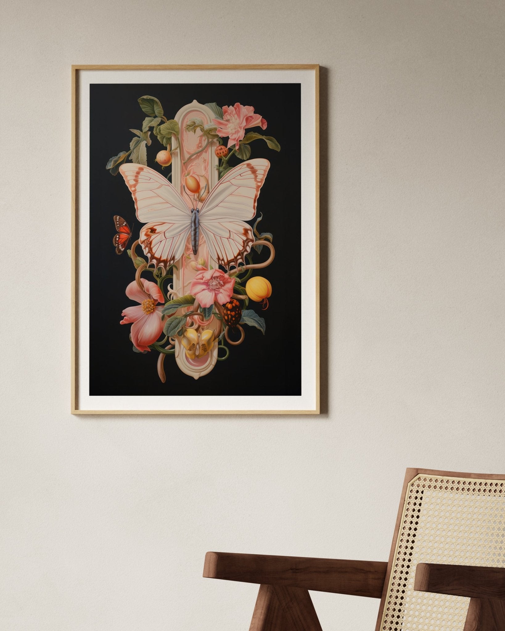 "Butterfly in Bloom" Art Print - Lidia's