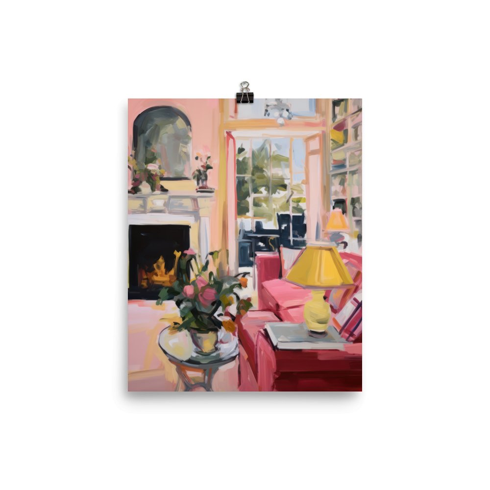 "Cozy Afternoon" Art Print - Lidia's