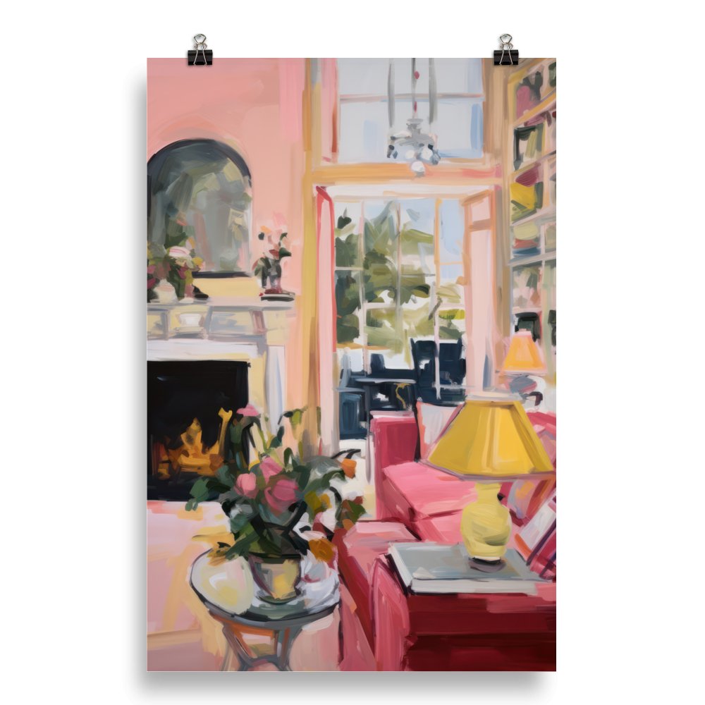 "Cozy Afternoon" Art Print - Lidia's