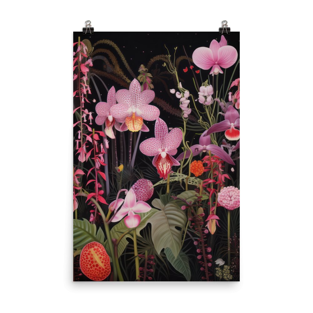 "Eden of Orchids" Art Print - Lidia's