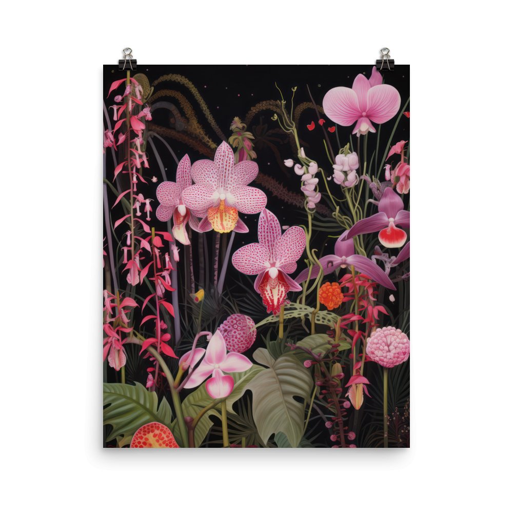 "Eden of Orchids" Art Print - Lidia's