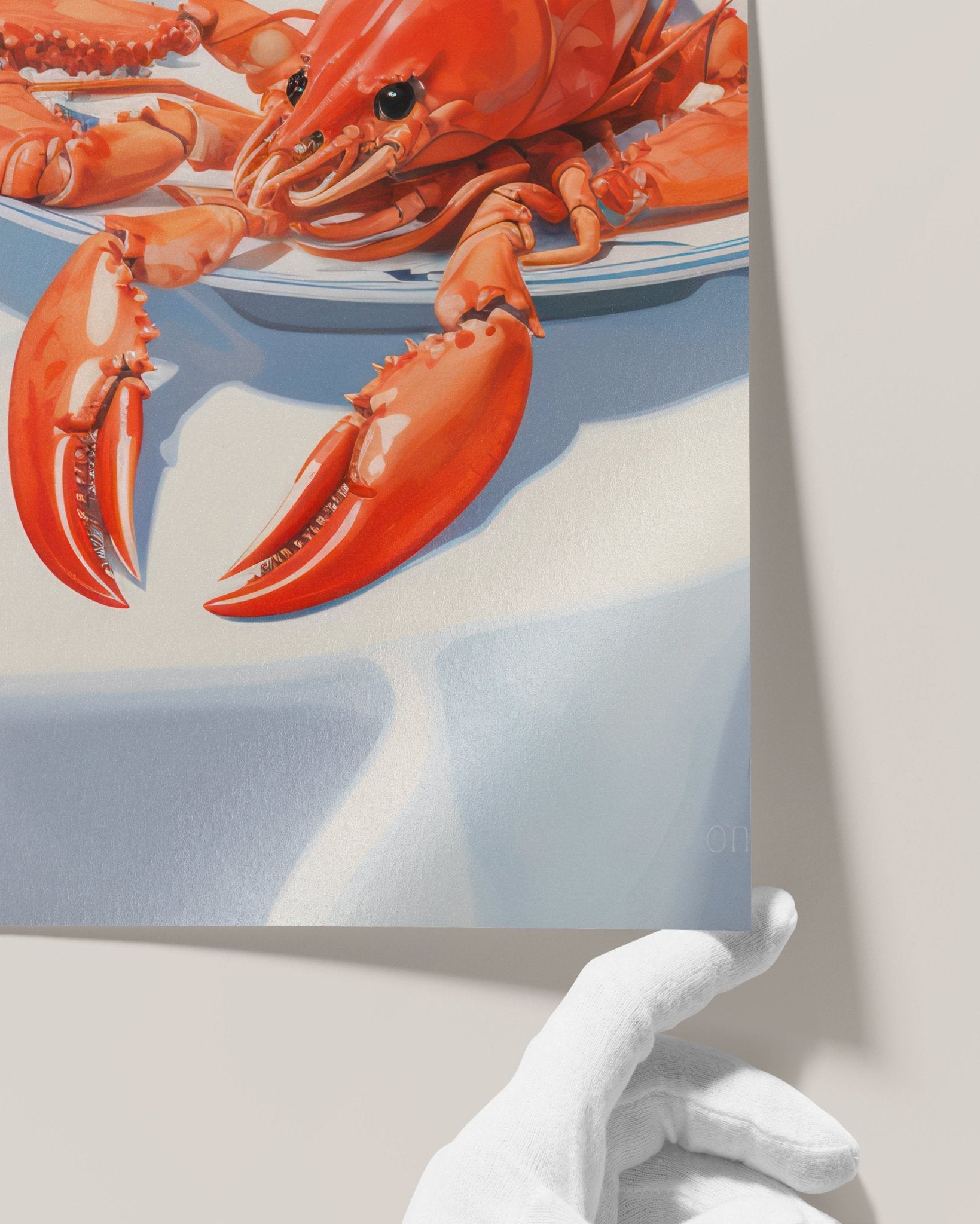 "Lobster & Wine" Art Print - Lidia's