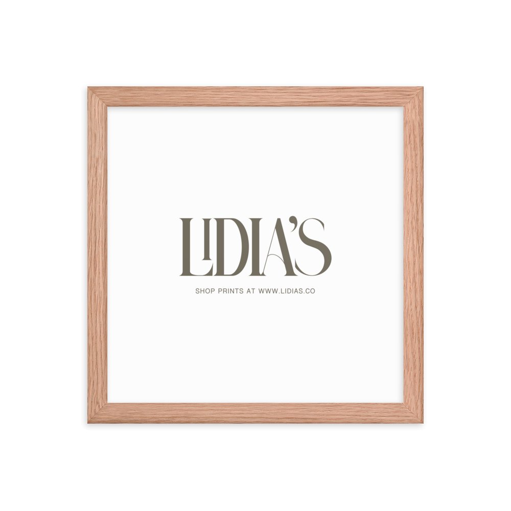 Oak Wood Picture Frame - Lidia's